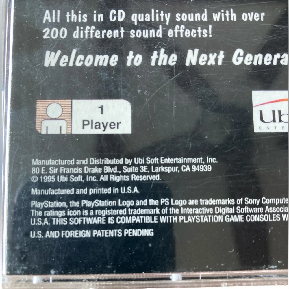 RARE Rayman LONG BOX Original Works with Both PlayStation 1 & PlayStation 2 - Picture 5 of 15